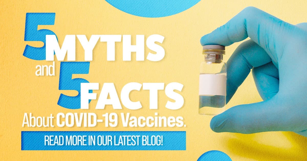 5 myths and 5 facts about COVID-19 vaccines