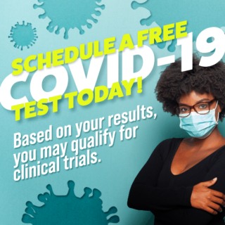 Schedule a free covid-19 test today